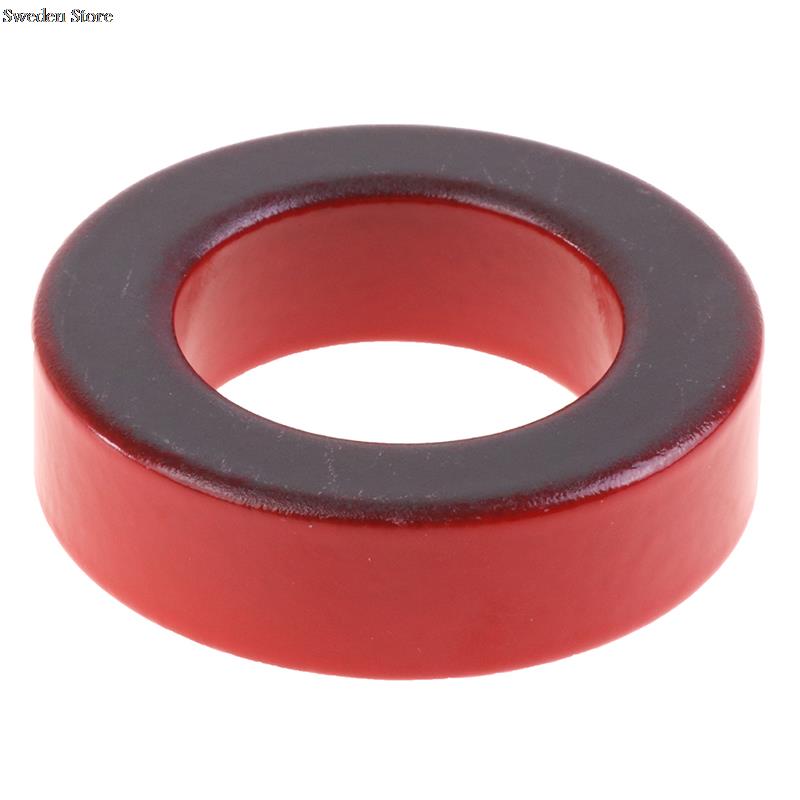 T130-2/T200-2/T157-2 Iron Ferrite Toroid Cores 51*32*14mm/40*24*14.5 Mm For Inductors Iron Powder Core Red Ring Low Permeability