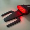 Rear Mudguard License Plate Bracket with Integrated 12V LED Brake Lamp Simple Installs for Motocross & Dirt Bike Riders