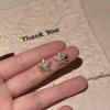 Golden five-pointed star stud earrings, simple women's small and exquisite new earrings, temperament fashion earrings