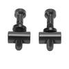 2Pcs RISK Bike Seatpost Screw Titanium Alloy M5x30mm Balance Seat Post Seat Tube Fixing Screw Black