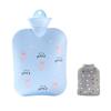 Cartoon Hot Water Bottle Large Hot Water Bag with Cover Cold-proof Heat Preservation Hot Water Bottle for Winter Warm