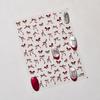 1pcs 5D Exquisite Pink Bow Nail Sticker Colorful Small Ribbon Adhesive Decals Nail Art Decoration DIY Accessory