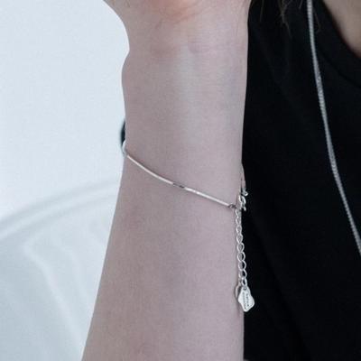 BEFORE MOONRISE [Silver 925] Essential Snake Chain Bracelet SB202