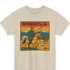 Mongolia Retro Comic T-Shirt: Vintage Nomadic Pop Art Tee