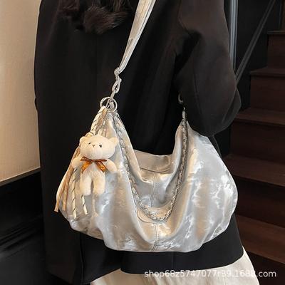 Casual Large-capacity Relaxation Bag Women's 2025 New Fashion Versatile Commuter Shoulder Messenger Bag Tote Bag
