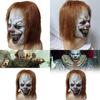 It Pennywise Horror Clown Mask Latex For Halloween Costume And Diy Party Decor