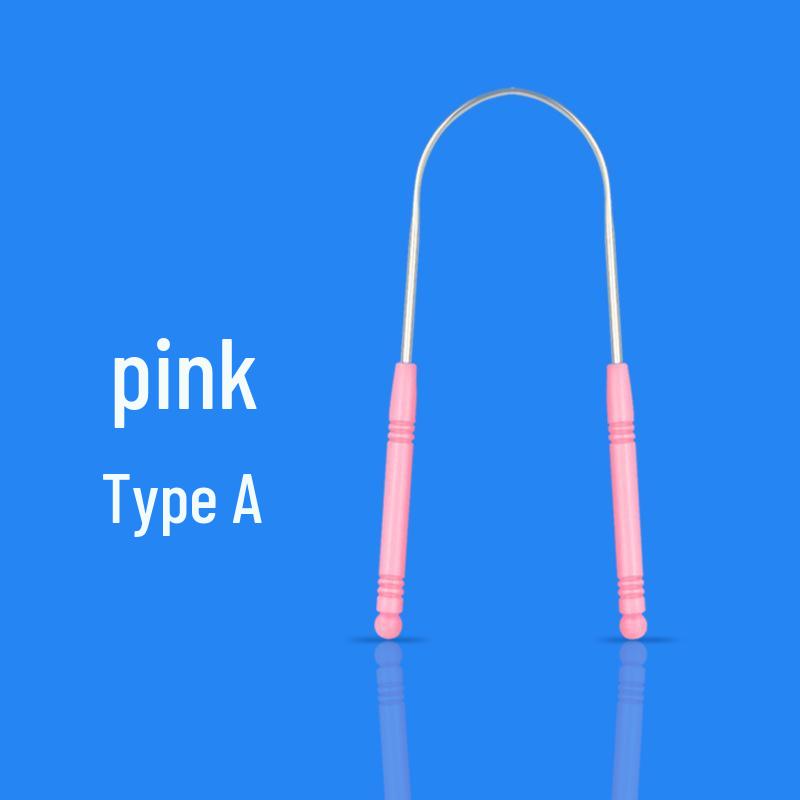 U-Shaped Stainless Steel Tongue Scraper and Cleaner in Box