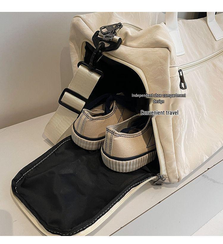 Unisex Travel Bag: Large Capacity, Dry/Wet Separation, Lightweight for Short Trips, Sports, Yoga, and Fitness.