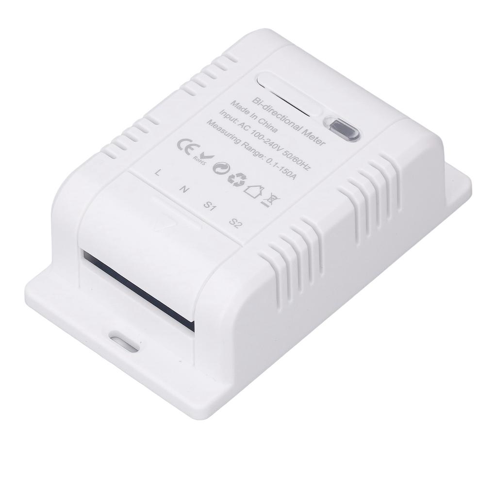 WiFi Energie Monitor Echtzeit-Überwachung Stromverbrauchsmesser mit 150A Klemme AC100‑240V