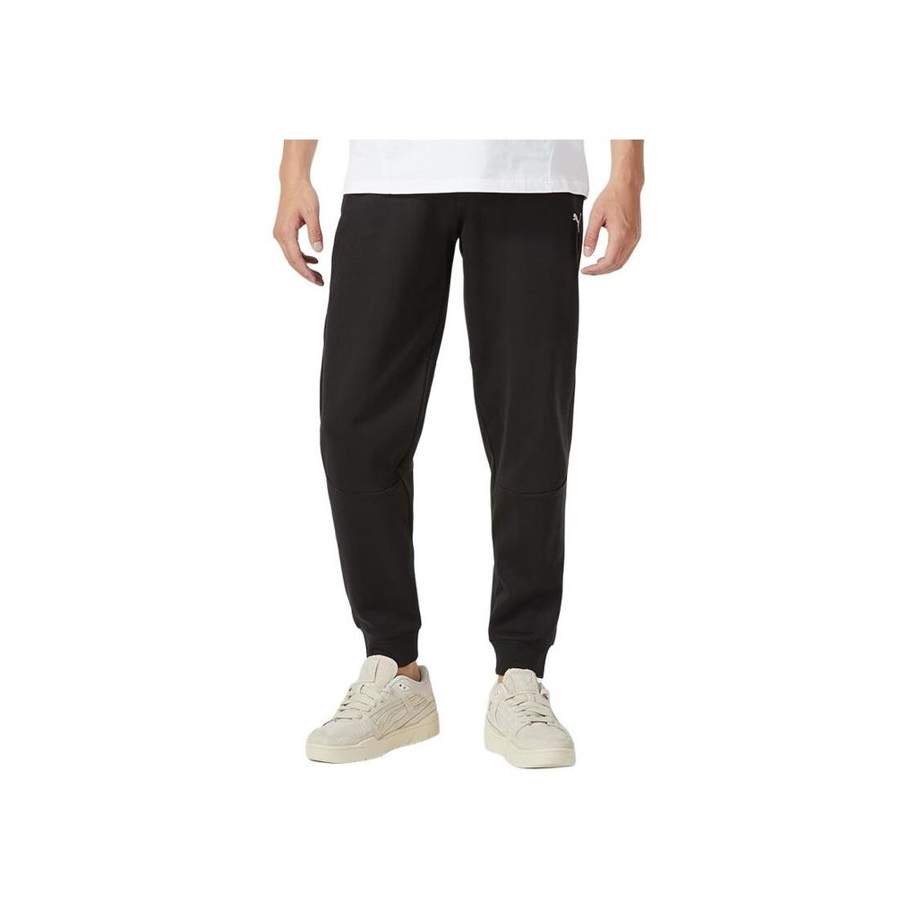 Puma Logo Print Breathable Casual Pants Men Pants Black 678381-01