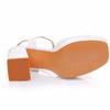 Fashion Women Party Evening Wedding Shoes for Women Summer Fashion Women Platform Super High White Peep Toe Sandals Plus Size 34-42
