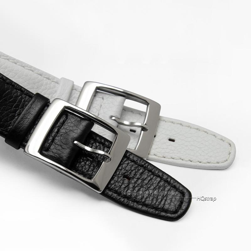 Pasek do zegarka Swatch 17mm Bransoleta ze skóry bydlęcej Wodoodporny Sportowy Zamienny Pasek Akcesoria