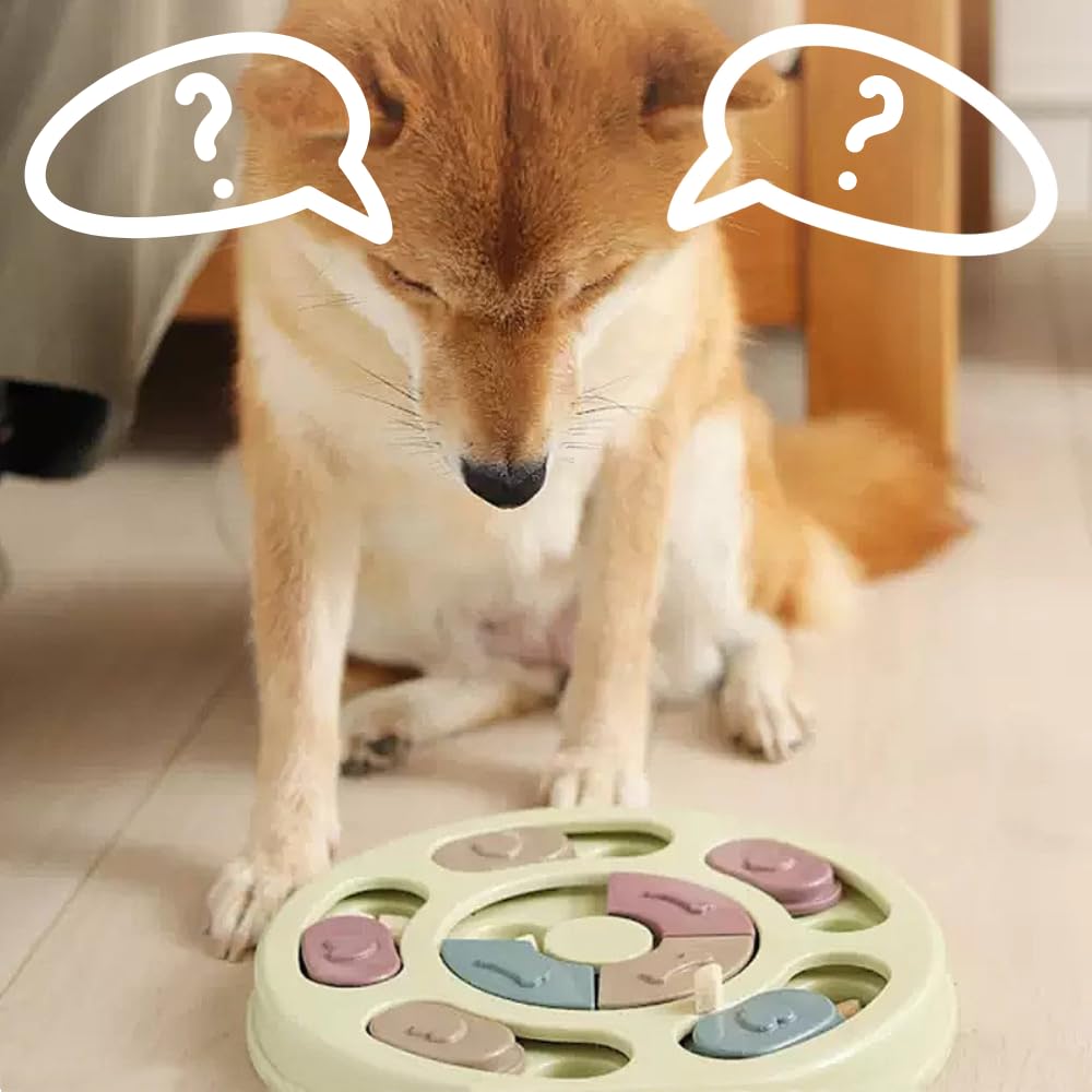 Dog Puzzle Toys Interactive Brain Games Puppy Treat Toy for Boredom Non-Slip Slow Feeder Pet Bowl Food Dispenser Cat Dogs Food