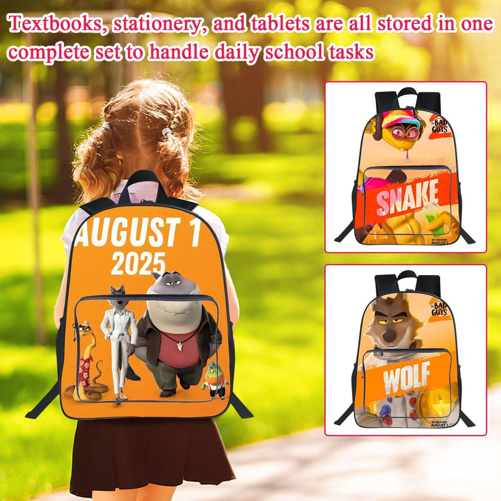 Printed Backpack For Students