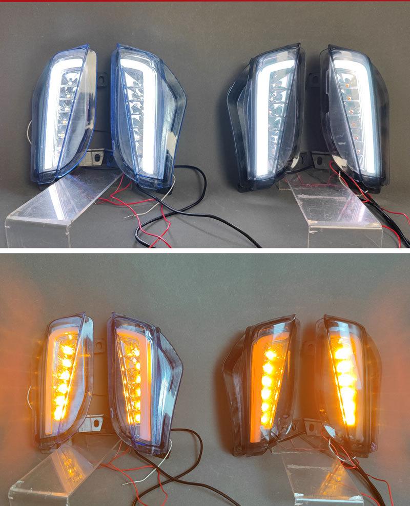 LED Daytime Running/Fog Lights for 11-13 Toyota Prius Front Bumper