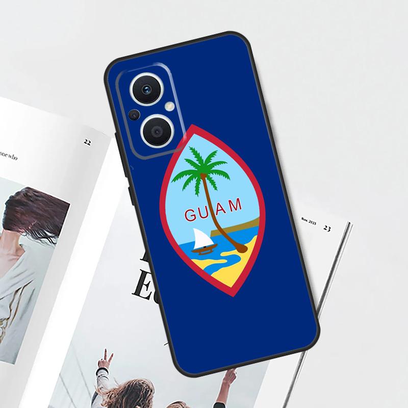 Guam Flag Case For OPPO Reno 15 F 14 13 12 11 10 Pro 14F 13F 12F 11F 8T OPPO Find X9 X8 X5 X6 Pro Cover