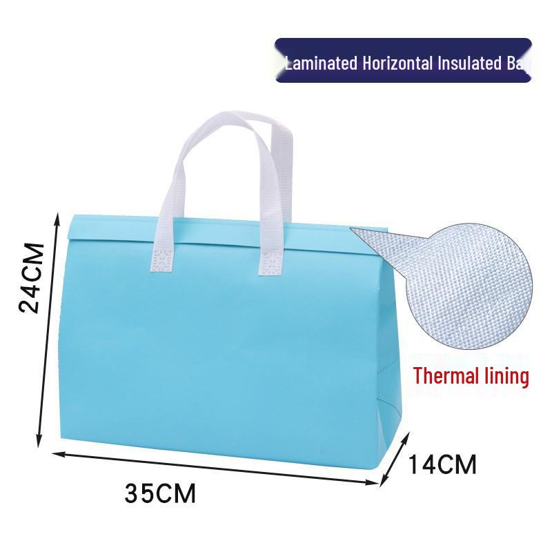 Disposable Insulated Aluminum Foil Milk Tea Bag - Chinese Style, Waterproof, Oil-Proof, Cold Storage Packaging Handbag