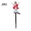 Outdoor Religious Memorial Lights Jesus Statue Solar Light, Garden Waterproof Lighted Hand Painted Figures Figurine, Pathway Light for Yard Lawn Patio