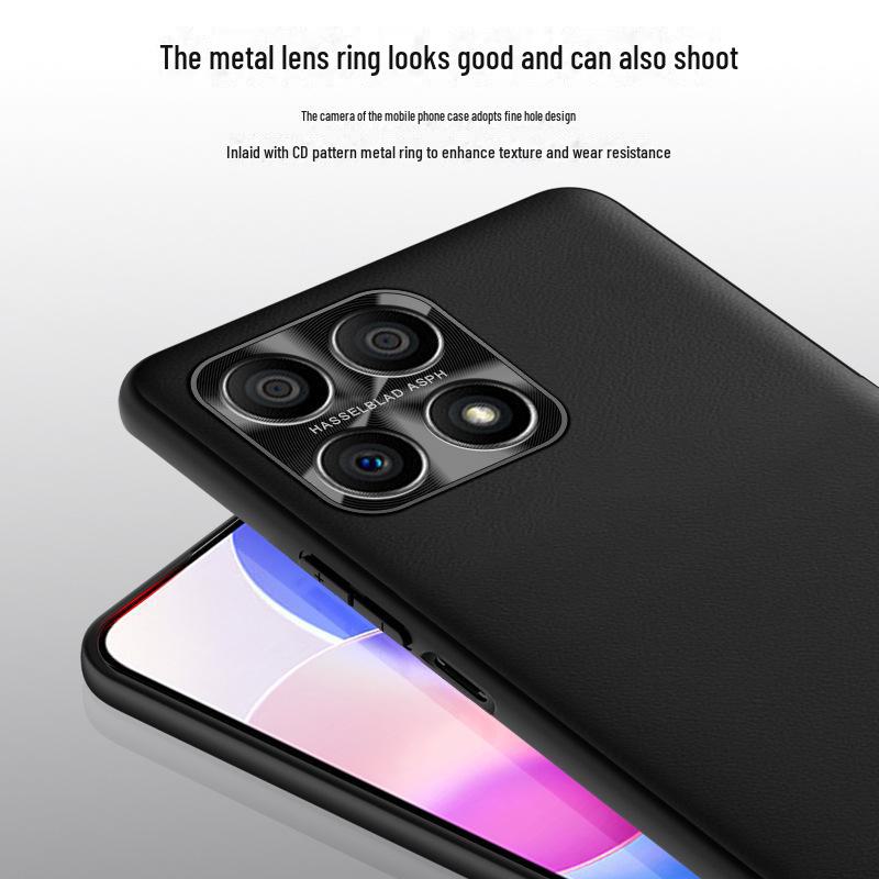 Honor X30i Mobile Phone Liquid Leather Case, Durable and Protective Against Falls and Stains. One-piece Design, Ready To Ship.