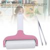 2PCS Pinkish Stamping Roller Hard Rubber Rubber Roller Printmaking Roller  Leather Crafting