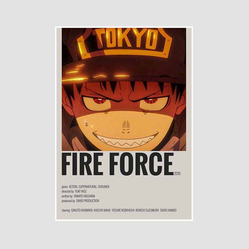 Classic Anime Collection Poster My Hero Academia Spirited Away Retro White Paper Posters Wall Prints Pictures Home Decor Room Decoration Art Painting