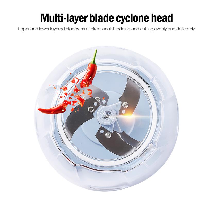 500/900ML Vegetable Cutter Chopper Garlic Chopper Manual Rotate Slicer Fruit Garlic Crusher Kitchen Gadget Blenders Meat Grinder