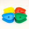 4pcs Game Poker Seat Hands-Free Playing Card Holder Board Triangle Shaped Poker Rack Holder Plastic for Seniors Children Adults