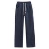 Plus-Size Chenille Velvet Pear-Shaped Wide-Leg Winter Pants – Thick Warm Straight-Leg Cotton with Imitation Lamb Wool