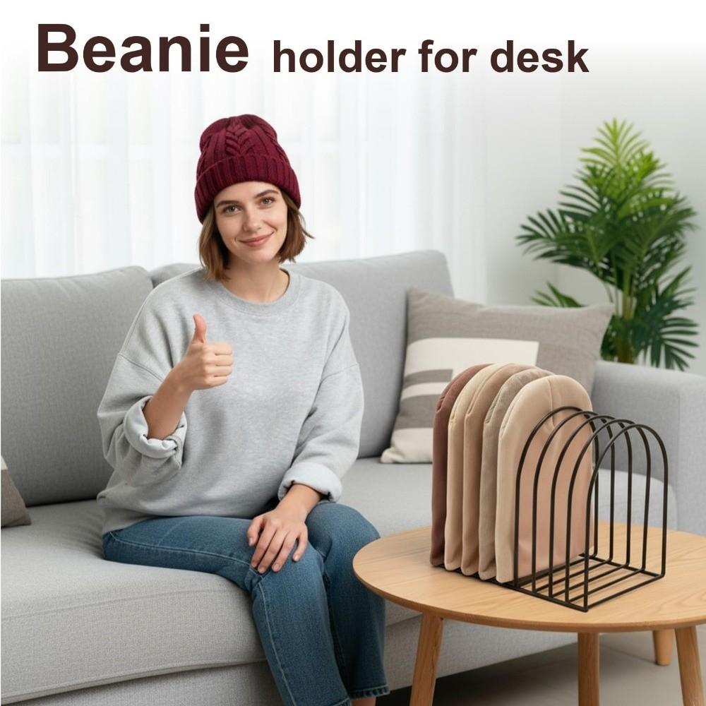 Sturdy Wool Cap Organizer Prevent Fold Damage Knitted Cap Holder  Bookshelf Organizer