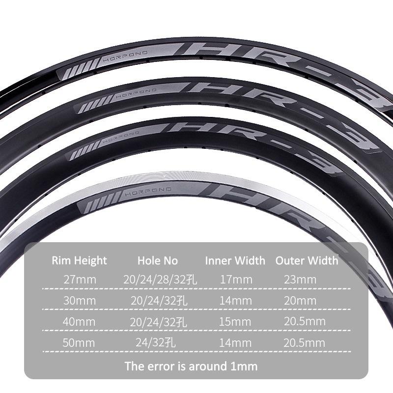 1 stk/2 stk 700C Landevejs Cykel Carbon Fælg V/Skivebremse Dobbeltlag 27/30/40/50MM 20/24/28/32 Huller Landevejs Cykel Fælge FV Kan Tilpasses
