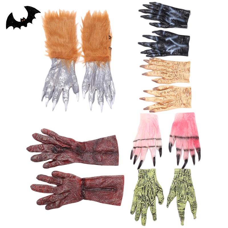 Bloody Werewolf Gloves Halloween Costume Party Zombie Accessories