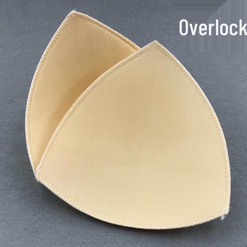 Inserções Esportivas Triangulares com Borda de Encaixe - Almofadas de Reposição Laváveis e Amigáveis à Máquina para Roupa de Banho e Roupa de Yoga.