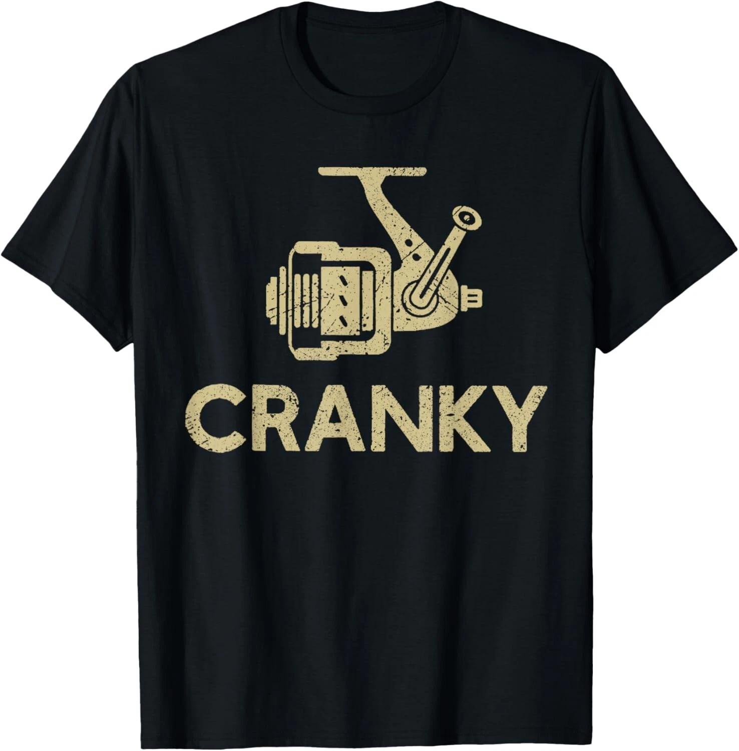 Crankbait Fishing Lure - Cranky Funny Gift Ideas For Fishing T- Shirt S