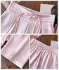 Women's Summer High-Waist Wide-Leg Ice Silk Pants - Chinese Style, Slimming, Plus Size, Casual and Breezy.