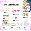 Anime Character Panty Cosplay Costume Lolita White Sexy Fancy Dress Angel Wing Gown Halloween Party Clothes Outfit For Women