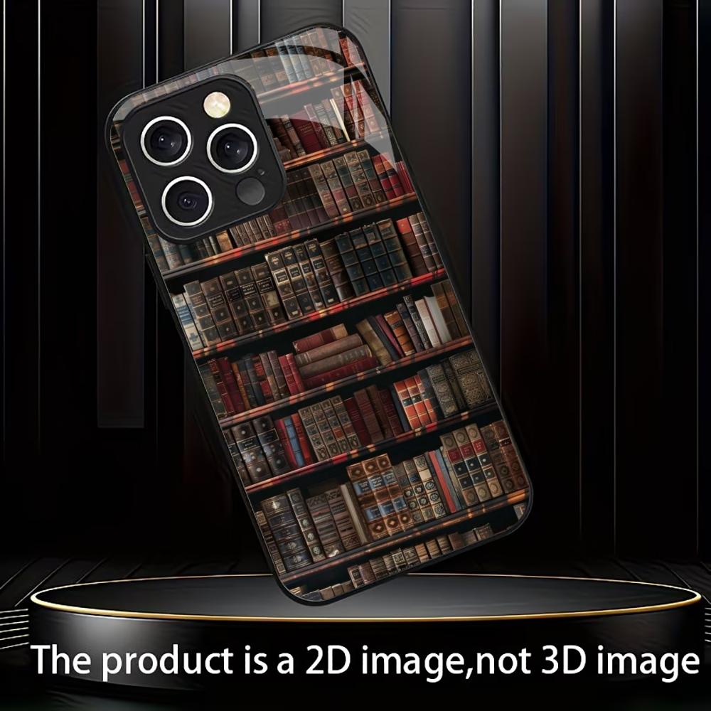 

Антикварная книжная полка Принт для чехла iphone 17 Модный для coque iphone Чехол fundas Стекло для iPhone 17 16 15 14 13 12 11pm Pro Plus iPhone 17