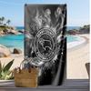 Asciugamano da Spiaggia Stampa Calcio Derby County, Asciugamano Grande Morbido Asciugatura Rapida per Spiaggia Campeggio Nuoto