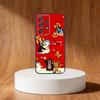 Cartoon cute Little M-Mole Phone Case For Samsung S25,S24,S21,S22,S23,S30,Ultra,S20,Plus,Fe,Note,10,9,5G Black Cover