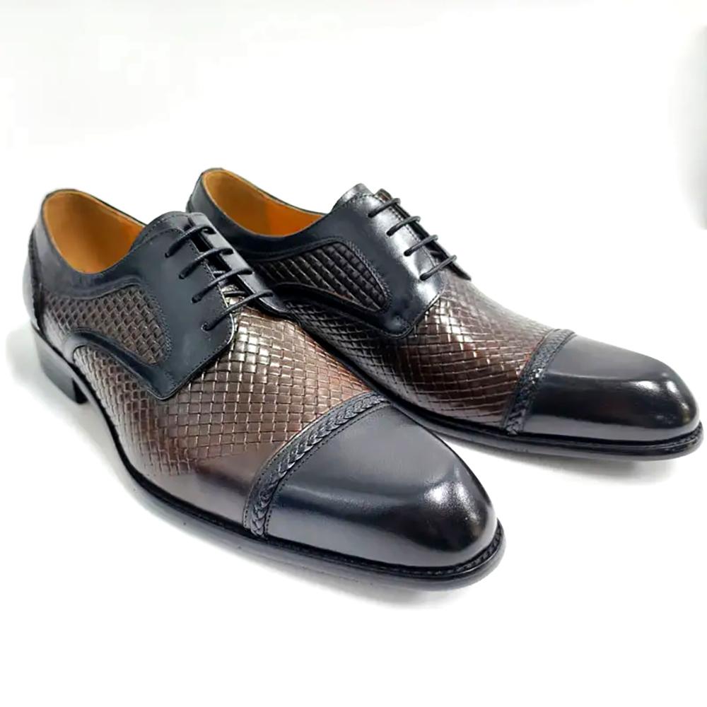 

Fashion Handmade Derby Leather Shoe For Men Cowhide Business Oxfords Fashion Formal Wedding Party Lace-up Pointed Dress Comfortable Shoe 39