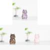Resin Crystal Cat Figurine With Handmade Resin Art For Home Decor And Gift Giving