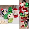 Festive Christmas Boot Plush Figures Including Santa Elf Penguin And Tree For Kids