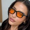 Small Square Frame Rice Nail Sunglasses - European American Style, Trendy Sun Protection Accessories