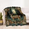 Deer In The Forest flannel,Lightweight,Flannel Blanket,Comfortable Blanket, Sofa Blanket, gift blankets,Holiday gift blanket Blankets