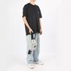 New MLB Monogram Collection Polyester Combo Bag Fanny Pack Regular Unisex Black White 3AHSM012N-50CRD