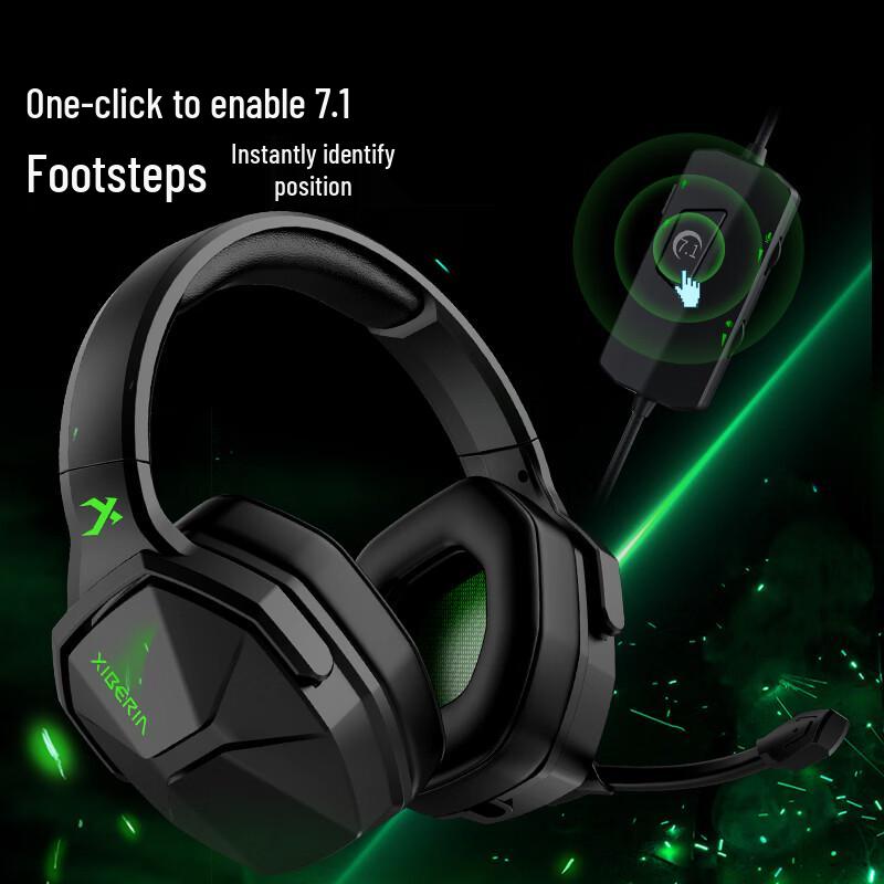 XIBERIA V13Upro Wired USB Gaming Headset with 7.1 Surround Sound
