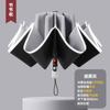 Fully automatic three-fold joint closing machine, hemming reflective strip reverse vinyl umbrella folding umbrella