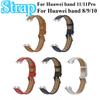 Correa de Cuero para Huawei Band 11 11Pro Pulsera Correa de Repuesto Correa de Reloj Para Huawei Band 8/9/10