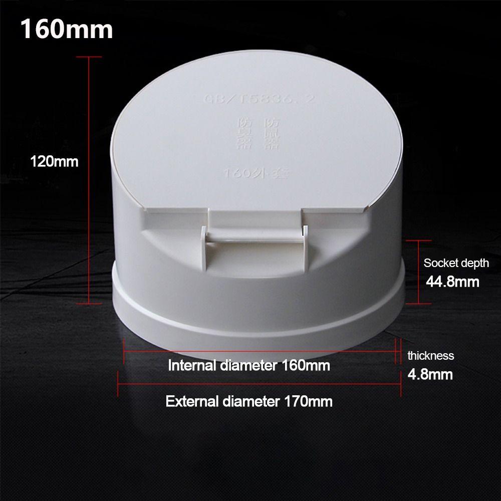 50-160mm Insect-proof Roof Cover Multifunctional Rain Pipe Cap  Outdoor Balcony Bathroom Accessory