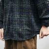 Men's Retro Plaid Wool Jacket - Long Sleeve, Versatile Casual Coat for Spring and Autumn