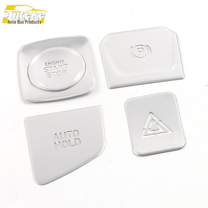 21 Kustu One-Button Start Sticker and Body Start Button Sequin Car Accessories